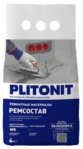Плитонит ремонтный состав универсальный (4кг)