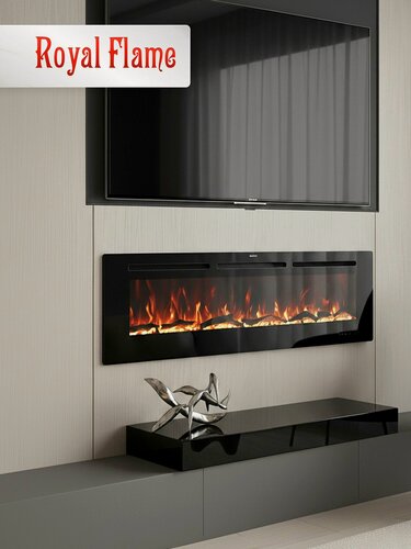 Изображение товара Камин электрический декоративный Royal Flame Galaxy 60, навесной, со звуком, 13 вариантов цветов, пульт, обогрев на 1,5 кВт