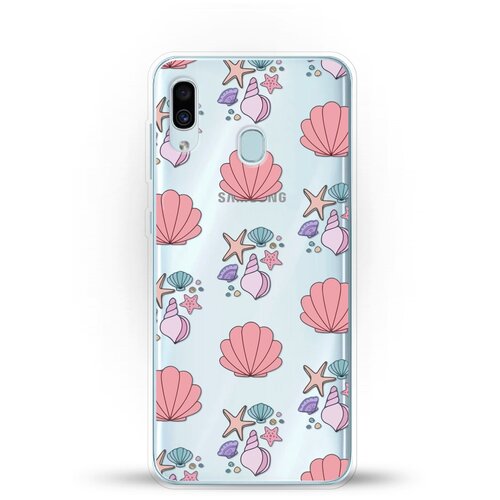 фото Силиконовый чехол ракушки на samsung galaxy a20 andy & paul