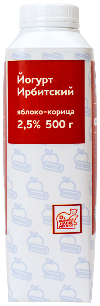 Йогурт ирбитский яблоко/корица 2,5% 500г т/т - фотография № 7