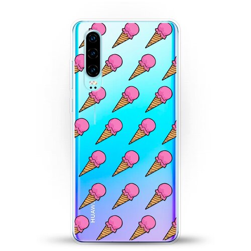 фото Силиконовый чехол мороженое на huawei p30 andy & paul