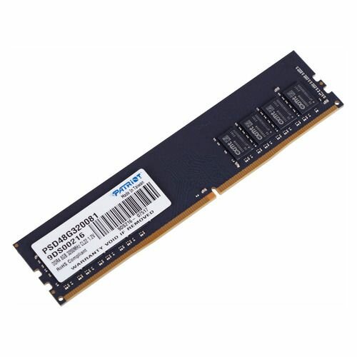 Оперативная память Patriot Signature PSD48G320081 DDR4 - 1x 8ГБ 3200МГц, DIMM, Ret