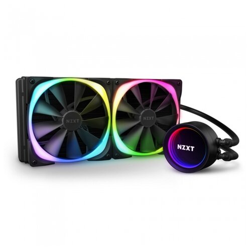 Система водяного охлаждения для процессора NZXT Kraken X53 RGB черный/RGB 2 шт.