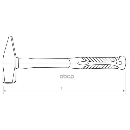 Молоток Слесарный С Фиберглассовой Рукояткой, 1000 Гр. THORVIK арт. PHH001