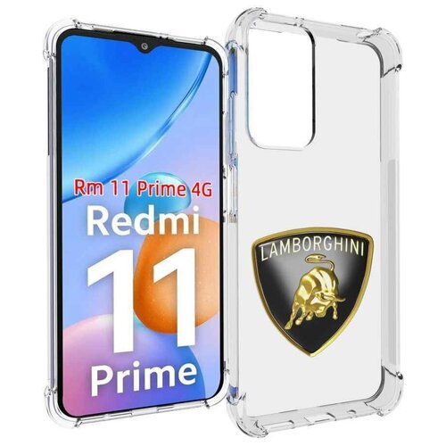 Чехол MyPads ламборгини-lambo-6 мужской для Xiaomi Redmi 11 Prime 4G задняя-панель-накладка-бампер чехол mypads lambo ламба 4 мужской для xiaomi redmi 11 prime 4g задняя панель накладка бампер