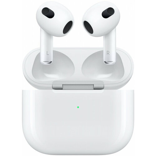 Беспроводные наушники Apple AirPods 3 (третьего поколения, 2022) Lightning Charging Case, белый apple беспроводные наушники apple правый наушник airpods 2 r второе поколение белый