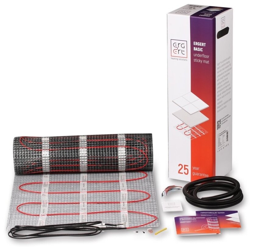 Теплый пол Ergert Basic-200 1200 Вт, 6 кв. м, ETMB2001200 — фото 1