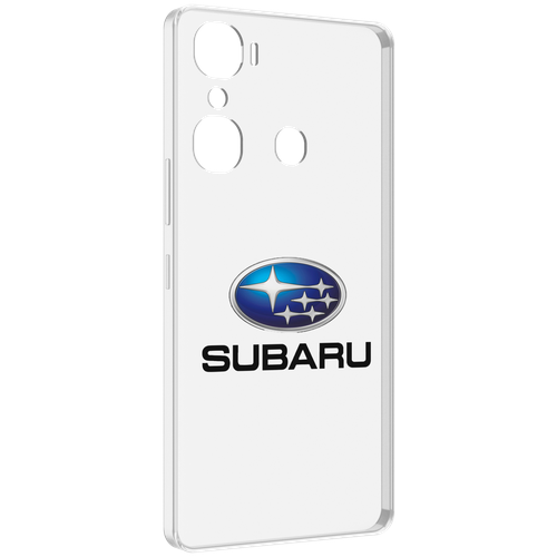 Чехол MyPads subaru-4 мужской для Infinix Hot 12 Pro задняя-панель-накладка-бампер