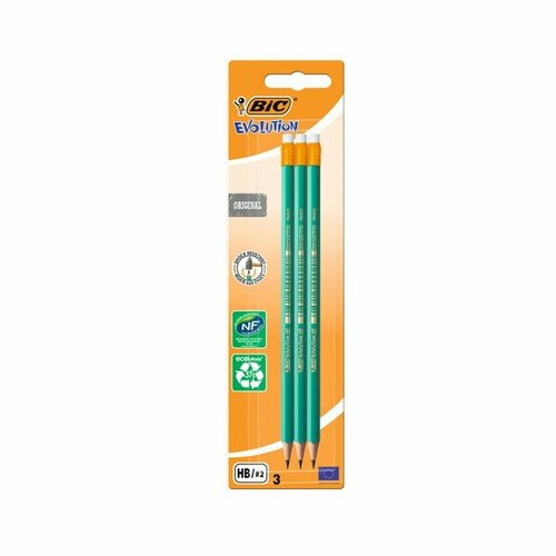 BIC Набор карандашей чернографитных 3 штуки BIC 