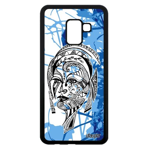 фото Чехол на мобильный samsung galaxy a8 2018, "портрет женщины" лицо этнический utaupia