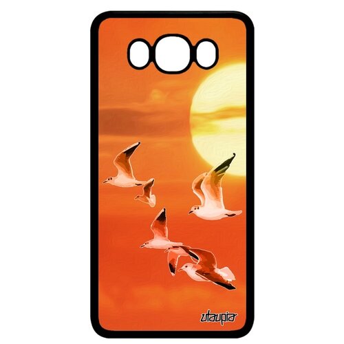 фото Чехол для мобильного samsung galaxy j7 2016, "чайки" альбатрос птицы utaupia