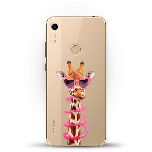 фото Силиконовый чехол жираф на honor 8a pro andy & paul