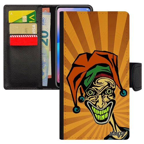 фото Чехол книжка на смартфон mi 8, "джокер" таро покер utaupia