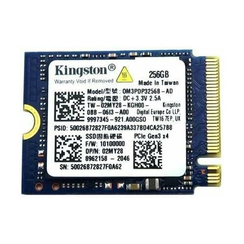 Твердотельный накопитель Kingston 256GB 2230 M2 NVMe PCIe 30x4 SSD OM3PDP3512B-A0 165000₽