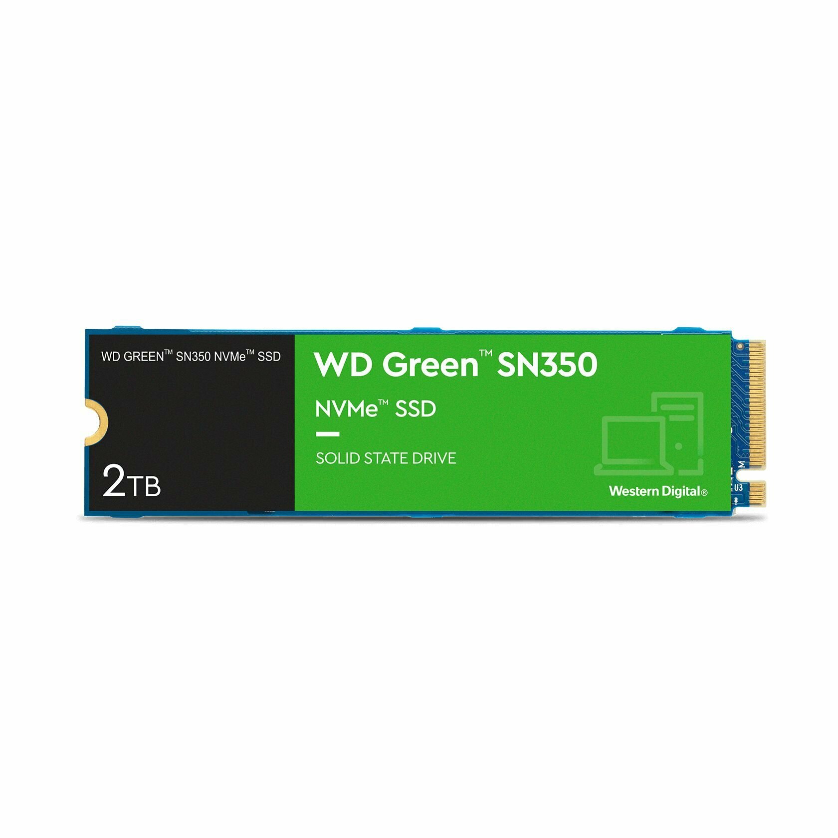 Твердотельный накопитель SSD WD Green SN350 NVMe WDS200T3G0C 2ТБ M2.2280 (QLC) - фото №11