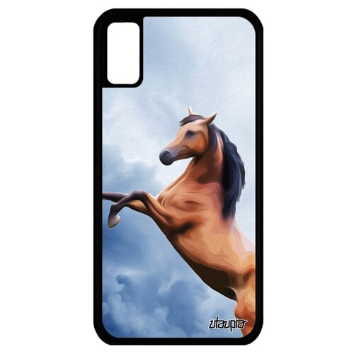 фото Чехол на смартфон iphone xs, "лошадь" рысак жеребец utaupia