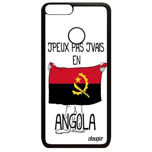 фото Чехол на p smart 2018, "еду в анголу" флаг патриот utaupia
