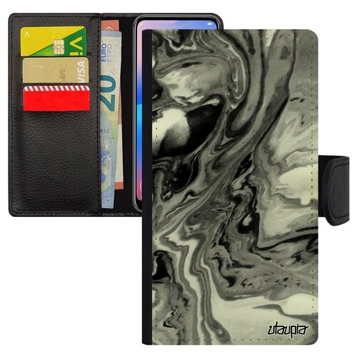 фото Чехол-книжка на мобильный iphone 8, "волны" море абстрактный utaupia