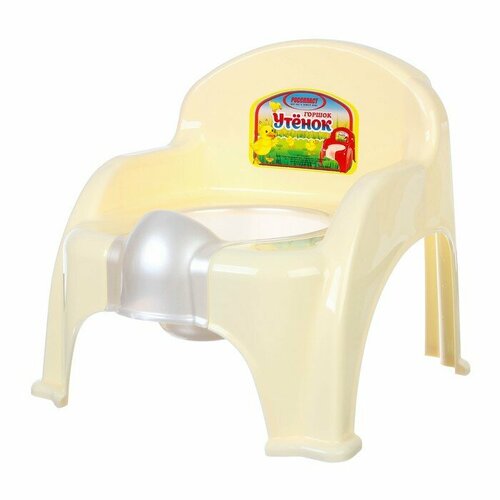 Горшок детский Утенок слоновая кость белый 310х295х280мм 1138₽