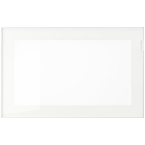 GLASSVIK глассвик стеклянная дверь 60x38 см белый/матовое стекло