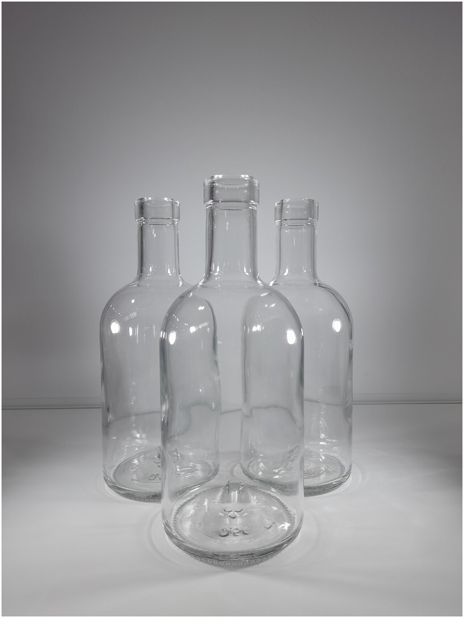 Бутылка из прозрачного стекла "Домашняя" 0,5 л., 12 шт. - фотография № 3