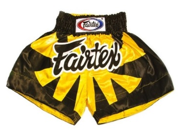 Шорты для тайского бокса Fairtex Tiger BS0614 Yellow (XL) 