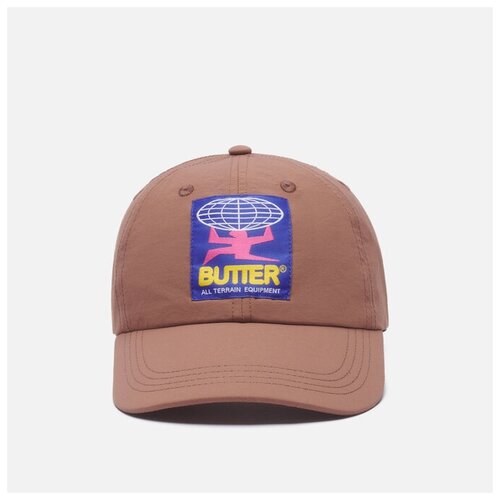 Кепка Butter Goods Terrain 6 Panel коричневый, Размер ONE SIZE