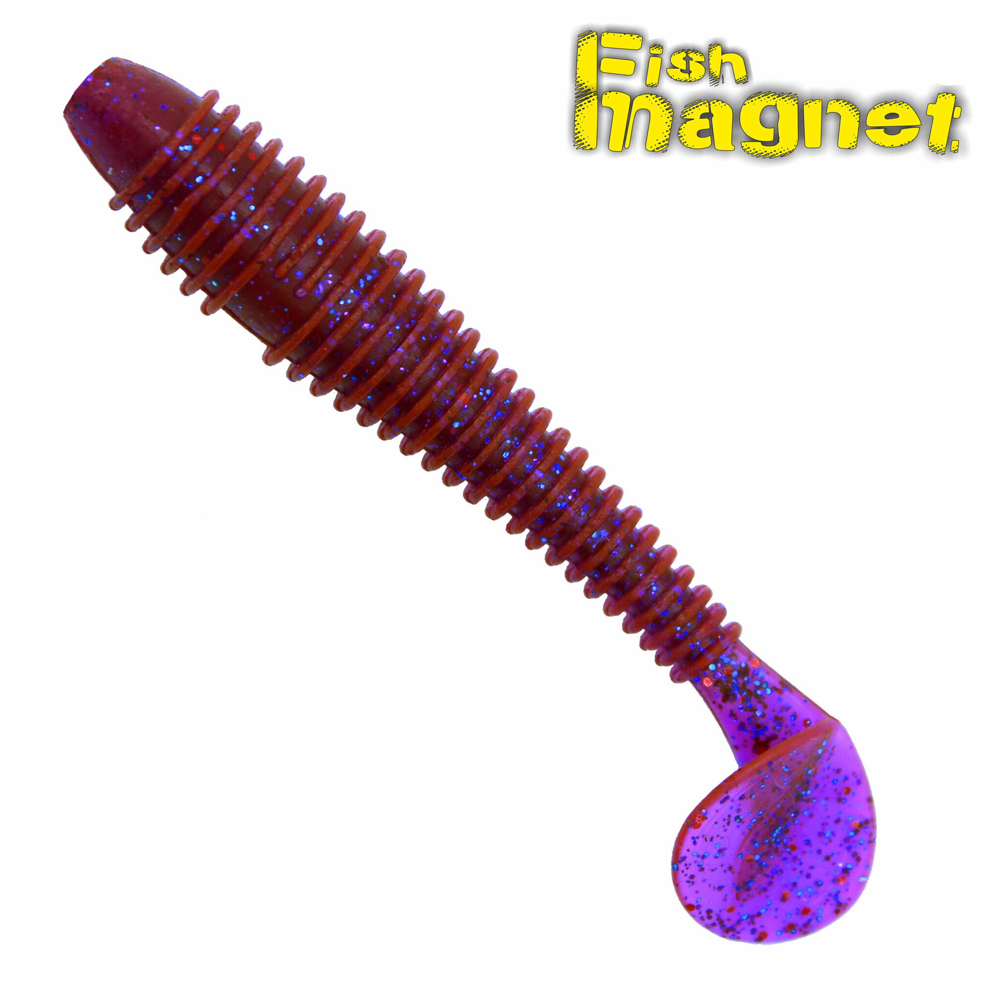 Силиконовая приманка мягкая съедобная Fish Magnet Choppy Fat 2.8" 71.1 мм 004 8 шт.