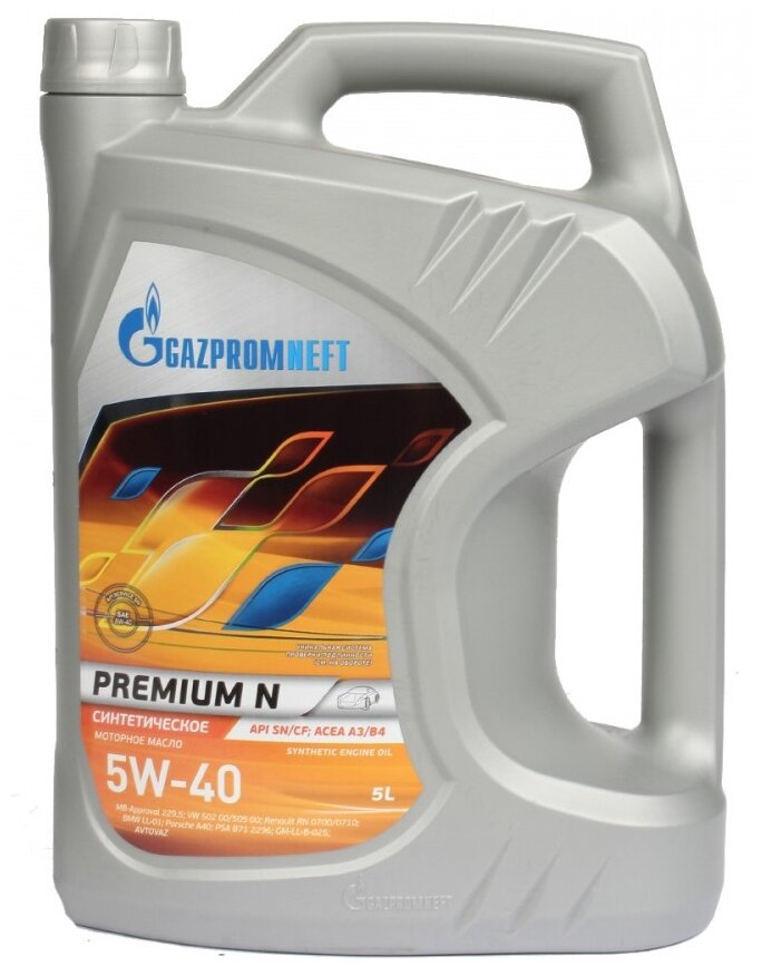 Синтетическое моторное масло Газпромнефть Premium N 5W-40 —  по .