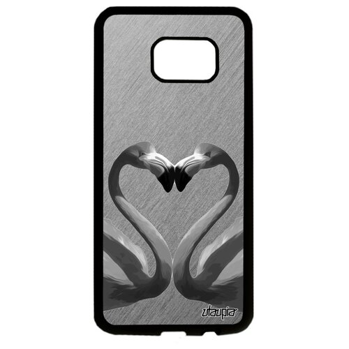 фото Чехол на смартфон galaxy s7 edge, "фламинго" символ любовь utaupia
