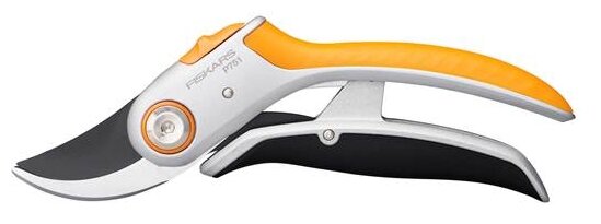 Секатор Fiskars Plus PowerLever P751 плоскостной металлический - фотография № 1