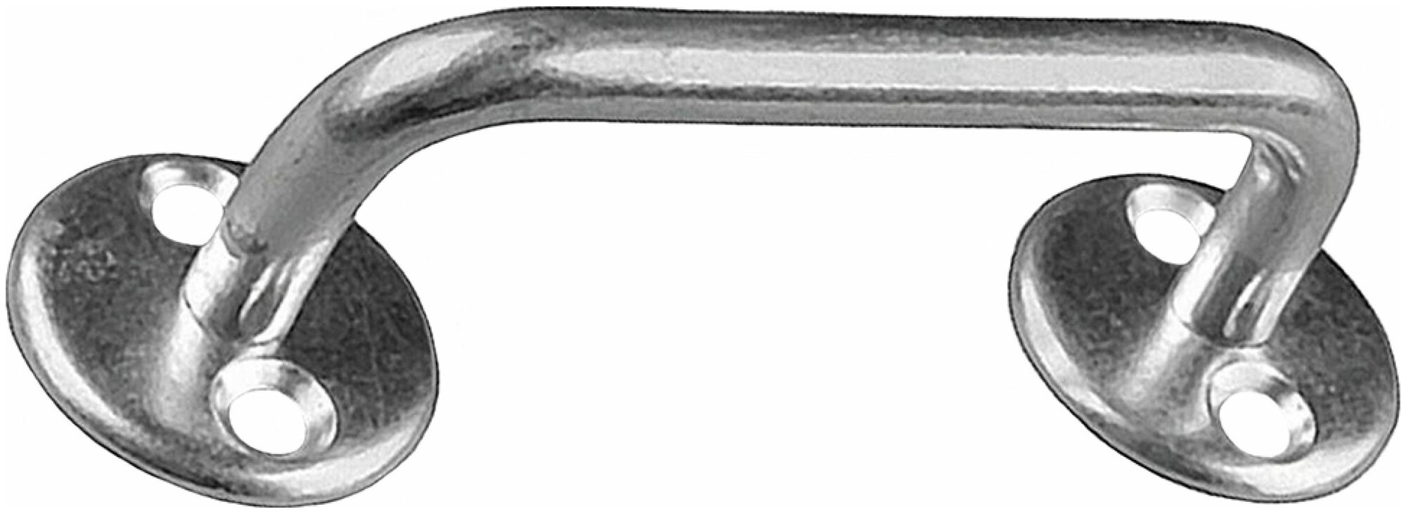 Ручка-скоба РС100-2 100 мм белый цинк 37691-100