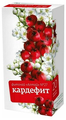 Алтайский кедр чай Алтай №27 Кардефит ф/п, 2 г, 20 шт.