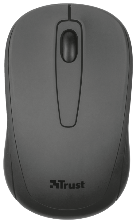 Мышь Trust Wireless Mouse Ziva, USB, 800-1600dpi, Black, подходит под обе руки