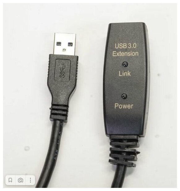 фото Удлинитель-кабель активный USB 3.0 на 30 метров с доп. питанием