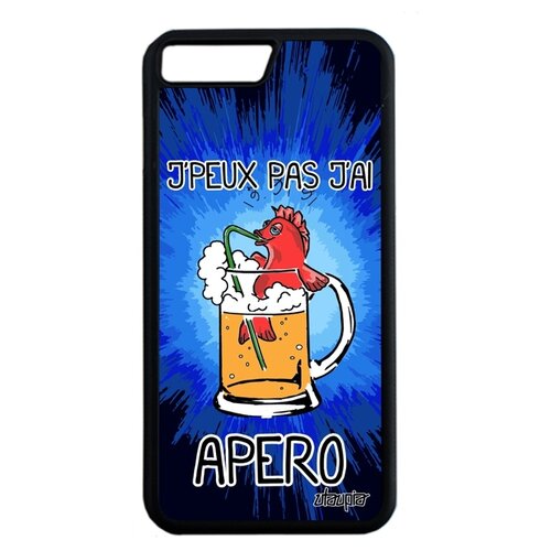 фото Чехол для мобильного apple iphone 7 plus, "не могу - у меня аперитив!" пиво карикатура utaupia