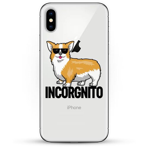 фото Силиконовый чехол икоргнито на apple iphone x andy & paul