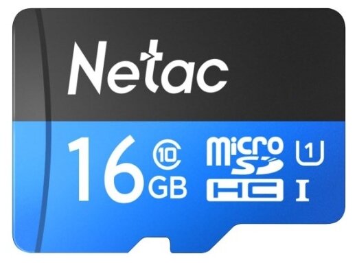 Карта памяти Netac P500 Standard 16GB Class10 90MB/s (NT02P500STN-016G-R) + SD adapter