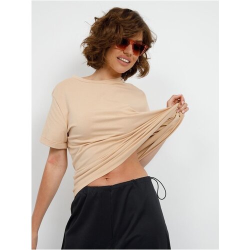 фото Футболка размер 44/48, бежевый tričko