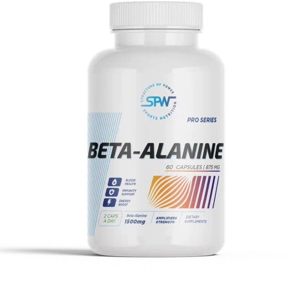 Аминокислоты B-аланин SPW Beta-Alanine 60 капс 750 мг.