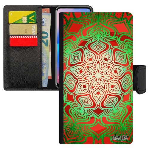 фото Чехол книжка для смарфона samsung galaxy s10e, "мандала" тибет антистресс utaupia