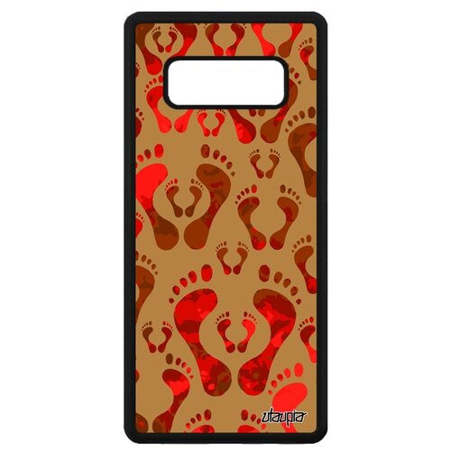 фото Чехол на мобильный samsung galaxy note 8, "след стопы" отпечаток рождение utaupia