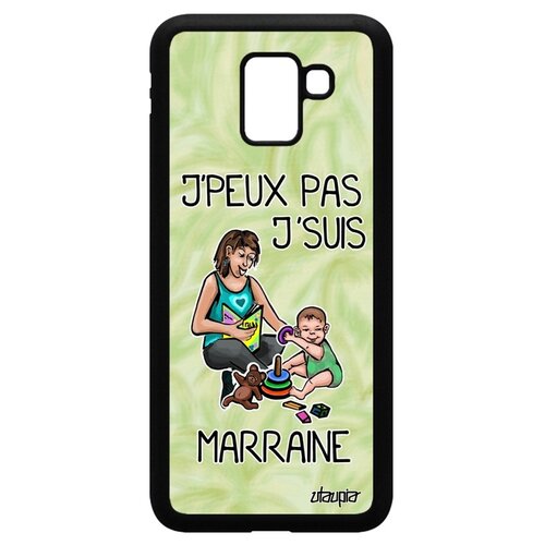 фото Чехол для телефонов samsung galaxy j6 2018, "не могу - стала крестной!" семья карикатура utaupia
