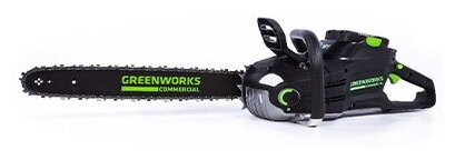 Цепная пила аккумуляторная Greenworks GC82CS25, 82V, 46 см, бесщеточная, с 1хАКБ 2.5 А.ч. и ЗУ 2007507UA - фотография № 6