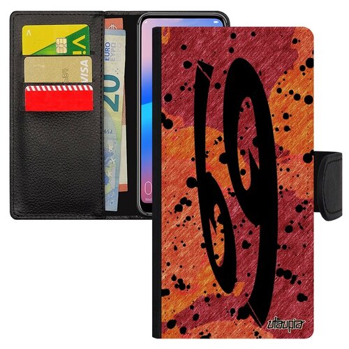 фото Чехол-книжка на телефон huawei p20 pro оригинальный дизайн знак зодиака планета календарь utaupia