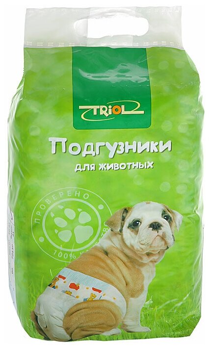 TRIOL Подгузники для собак S (20 шт)