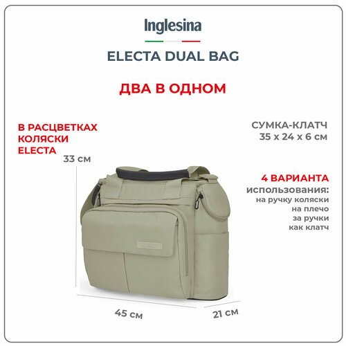 сумка inglesina electa day bag soho blue Сумка Inglesina Electa Dual bag nolita beige