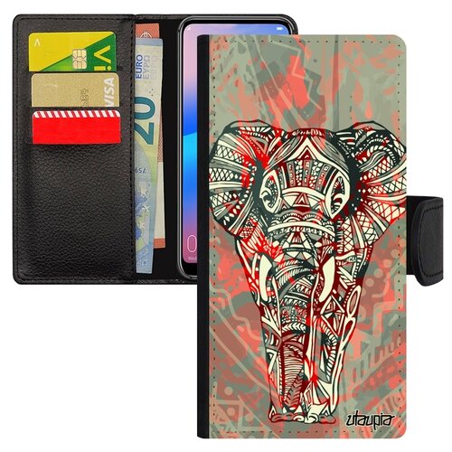 фото Чехол-книжка для мобильного redmi 6a, "слон" африканский мудрый utaupia