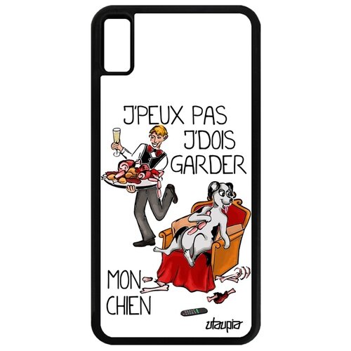 фото Чехол на телефон iphone xs max, "не могу - у меня собака!" юмор повод utaupia