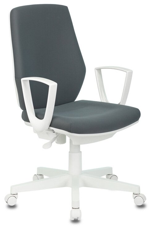 Кресло компьютерное CH-W545 серый, ткань / Кресло для оператора, школьника, ребенка, офисное